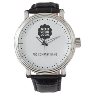 Montre Nom De La Société Et Logo Promotionnel De L'Entr