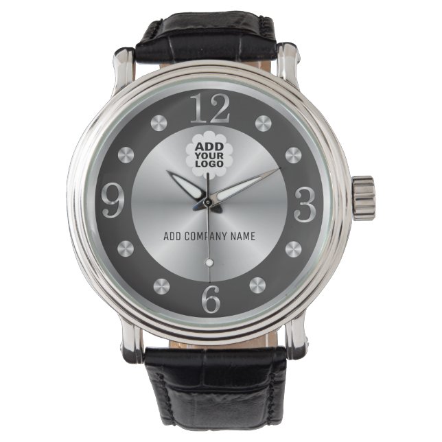 Montre Nom De L'Entreprise Et Logo Entreprise Promotionne (devant)