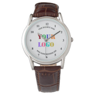Montre Nom du logo de l'entreprise personnalisée Site Web