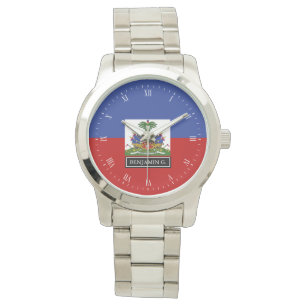 Montre Nom haïtien de coutume de drapeau