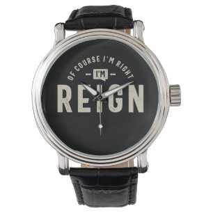 Montre Nom personnalisé du règne