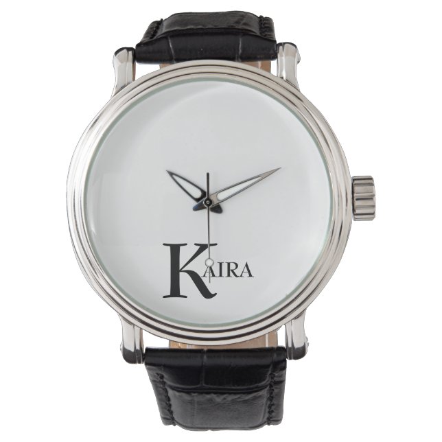 Montre Nom personnalisé hommes (devant)