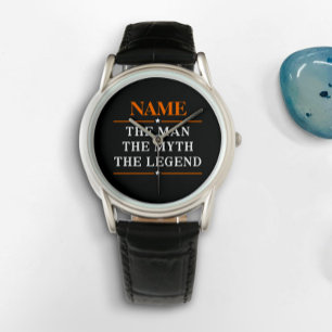 Montre Nom Personnalisé L'Homme Le Mythe La Légende