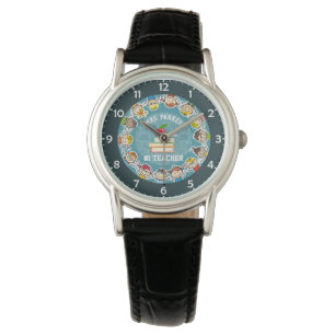 Montre NOM PERSONNALISÉ N° 1 Mémoire du meilleur enseigna