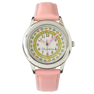 Montre Nom personnalisé Parties scintillant Strap Regarde