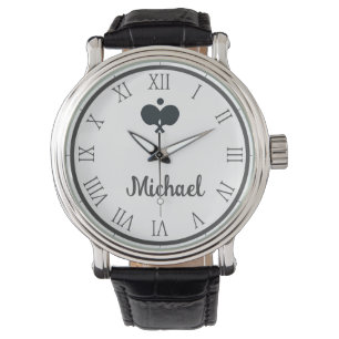Montre Nom personnalisé Pickleball