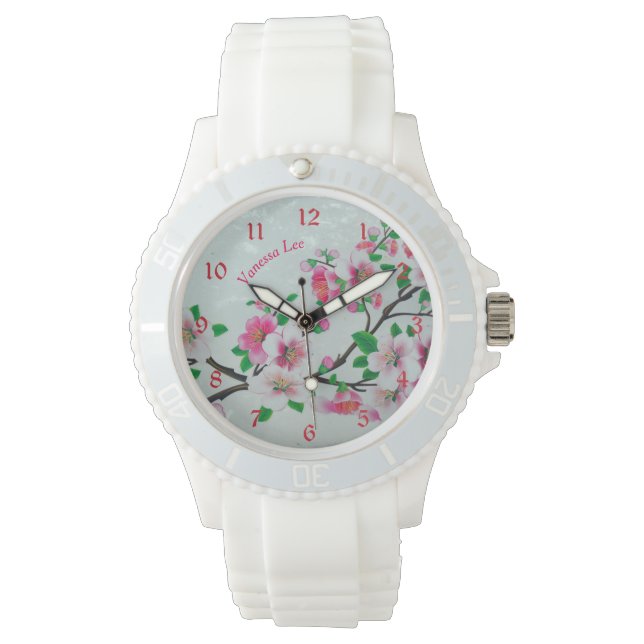 Montre Nommer votre floraison Apple (devant)