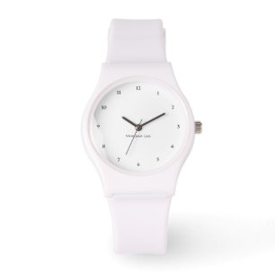Montre Nommez votre blanc sportif