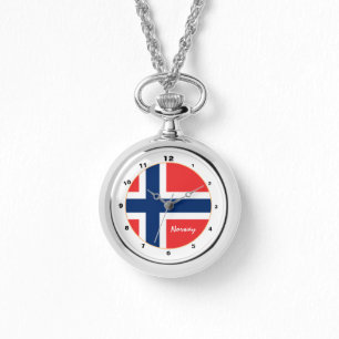 Montre Norvégien Drapeau et Norvège mode/design branch