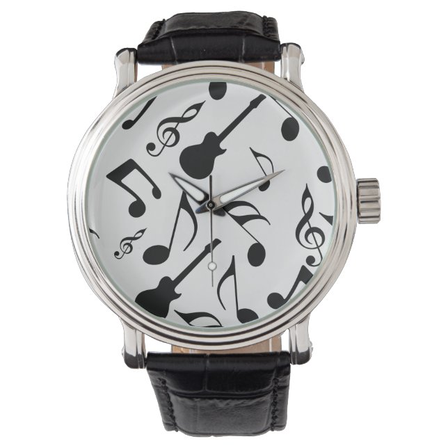 Montre Notes musicales - Conception de partitions (devant)