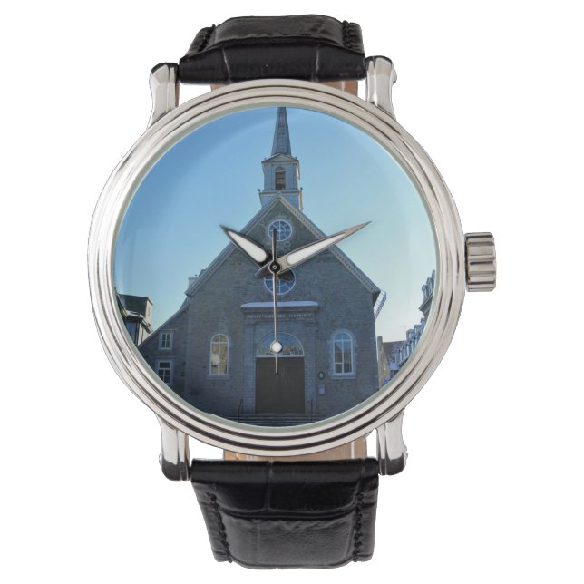 Montre Notre Dame des Victoires, Vieux Québec, Canada (devant)