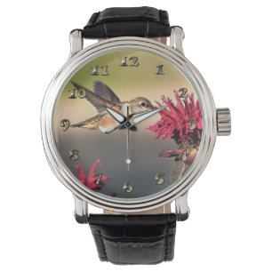 Montre Nourriture des fleurs de colibri