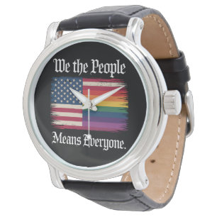 Montre Nous Le Peuple Signifie Tout Le Monde Usa Égalité 
