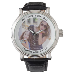 Montre NOUS VOUS AIMONS PAPA Fête des pères moderne gar