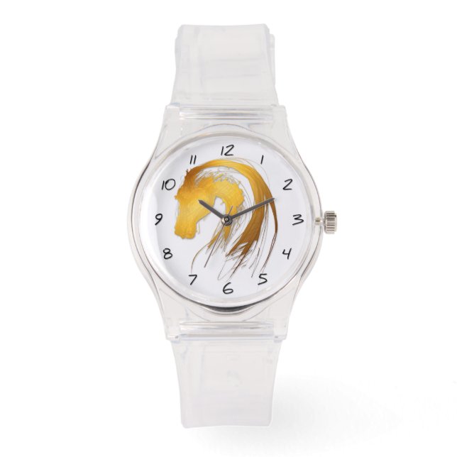Montre Nouvel An Chinois Cheval Zodiac Anniversaire W (Recto)