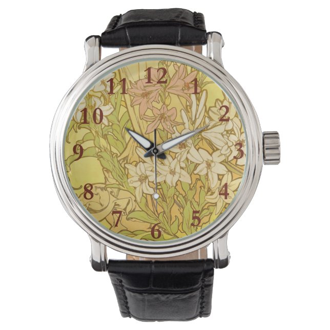Montre Nouvelle Lily flowers (devant)