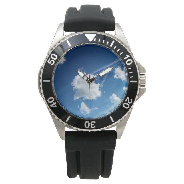 Montre Nuage, dans la lumière (devant)