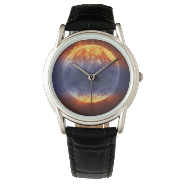 Montre Nuage De Gaz Hydrogène Au Large De L'Exoplanète Gj (devant)