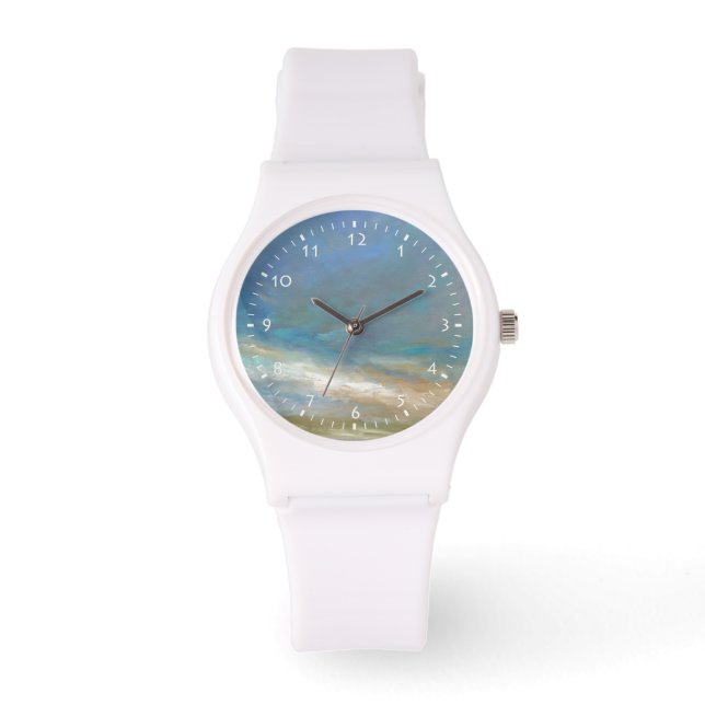 Montre Nuages côtiers avec océan (Recto)