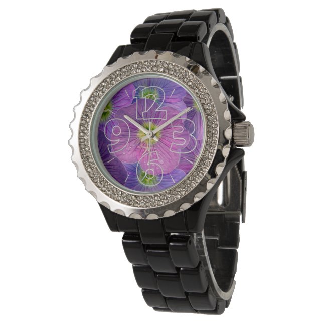 Montre Nuances de violet (Incliné)