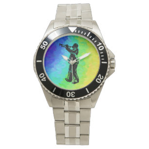 Montre Nuits de Boogie à New York Trompette Arc-en-ciel