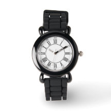 Montre numérique romaine Parties scintillant argen