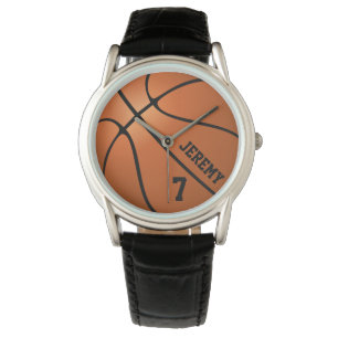 Montre Numéro d'entraîneur du joueur de basket-ball perso