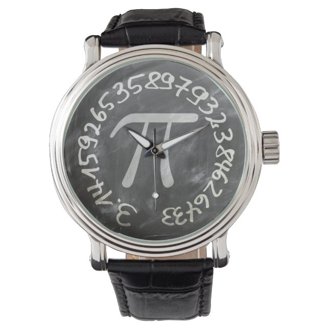 Montre Numéro mathématique Pi Numéros mathématiques Cercl (devant)
