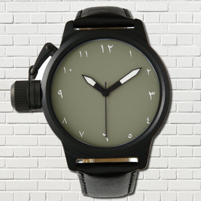 Montre Numéros arabes orientaux (Créateur téléchargé)