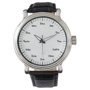 Montre Numéros de lettre espagnole