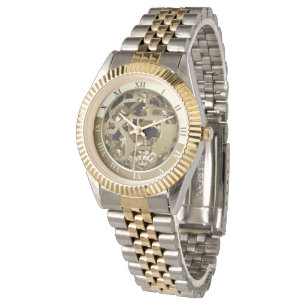 Montre Numéros romains d'or