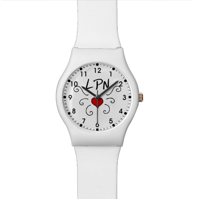 Montre Nurses LPN Love Tattoo (Fermer)