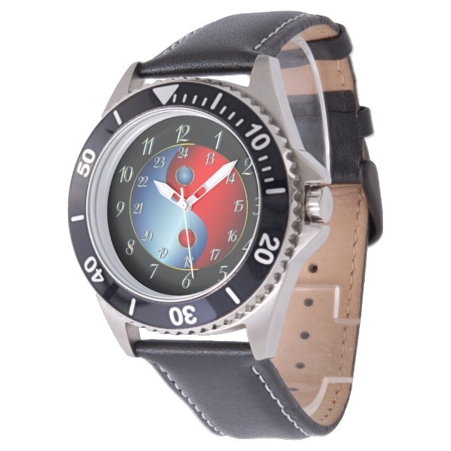 Montre Obtenez Wet avec Style Yen Yang Watch (Incliné)