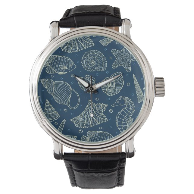 Montre Océan Habitants Motif 2 (devant)
