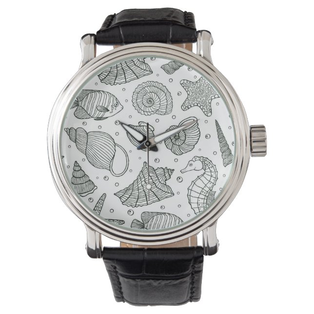 Montre Océan Habitants Motif 3 (devant)