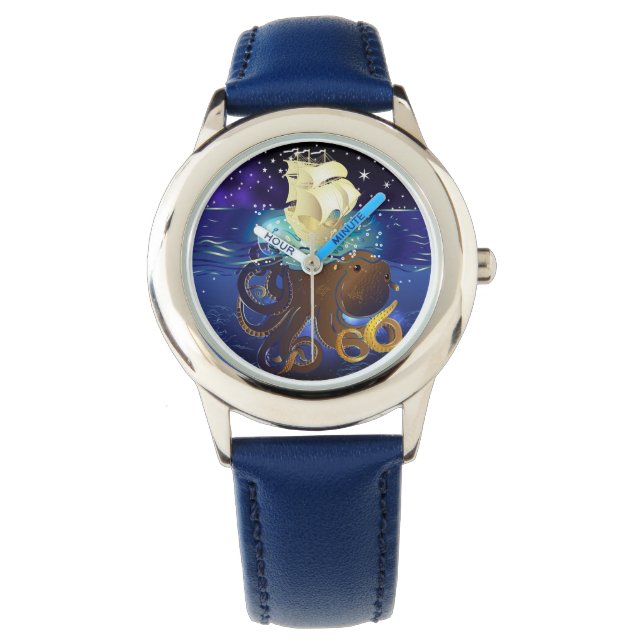 Montre Octopus Huge et Caravella (devant)