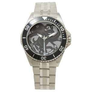 Montre Octopus noir sur Ancre
