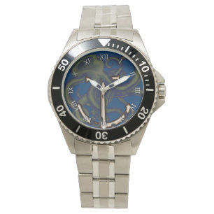 Montre Octopus orange sur Ancre