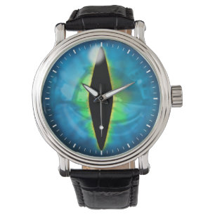 Montre Oeil de dragon bleu