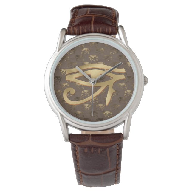 Montre OEil métallique de Horus égyptien (devant)