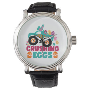 Montre Oeufs écrasants Citation amusante Joyeux Oeuf du d