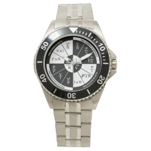 Montre Ohm's Law Watch - noir et blanc