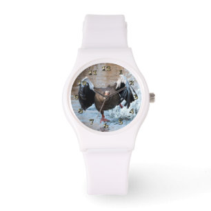 Montre Oie du laitier en chasse