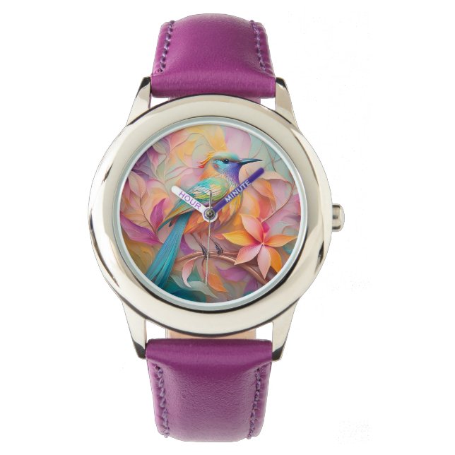 Montre Oiseau-chanteur à gorge violette Imaginaire (devant)