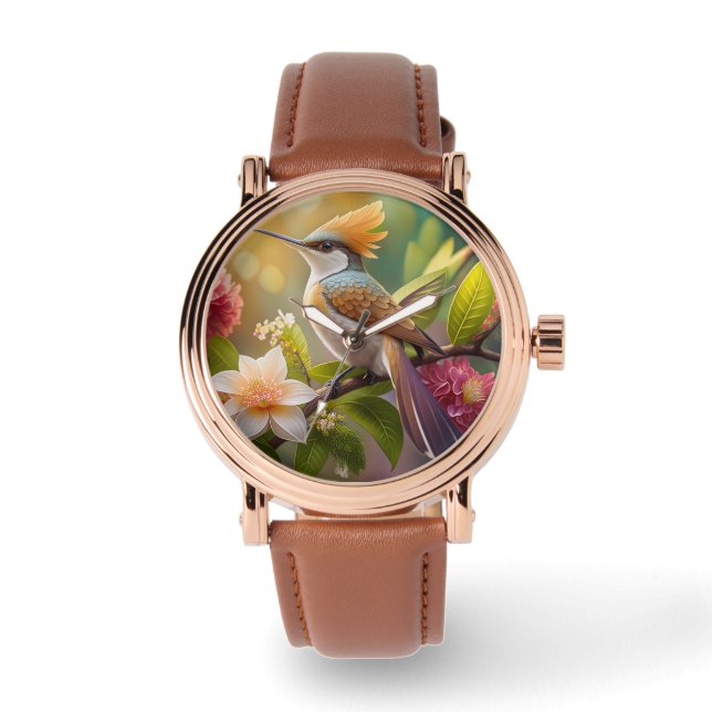 Montre Oiseau de miel doré Imaginaire (Recto)