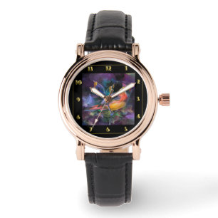 Montre Oiseau multicolore