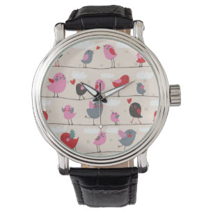 Montre Oiseaux dans l'amour