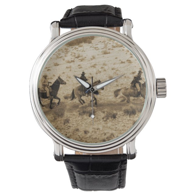 Montre Old West Cowboys équitation (devant)