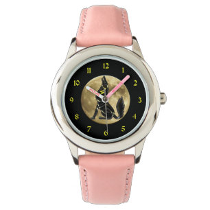 Montre Ombres bleues (le loup d'hurlement)