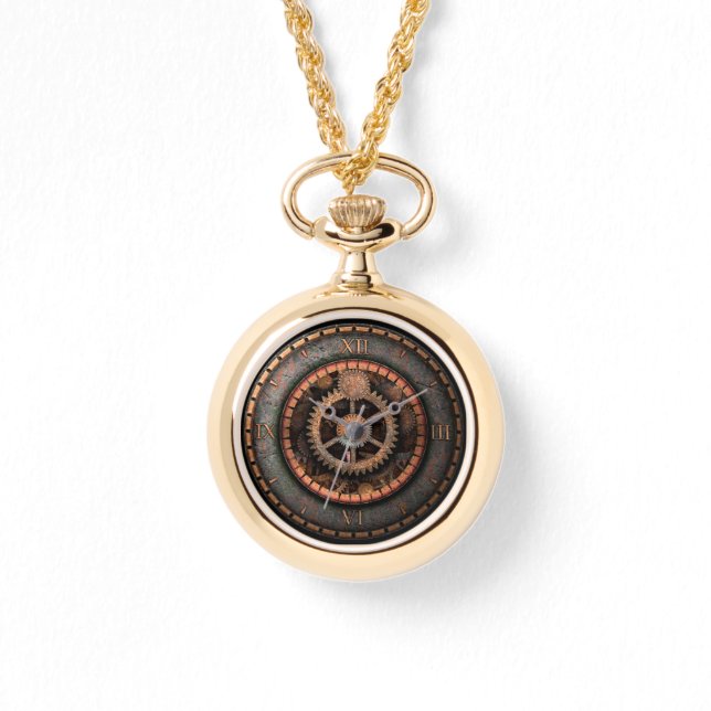 Montre Opus Posh Steampunk engrenages du temps (Recto)